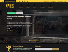 Tablet Screenshot of harebrained-schemes.com